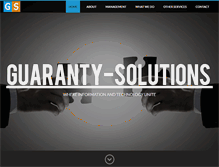 Tablet Screenshot of guaranty-solutions.com